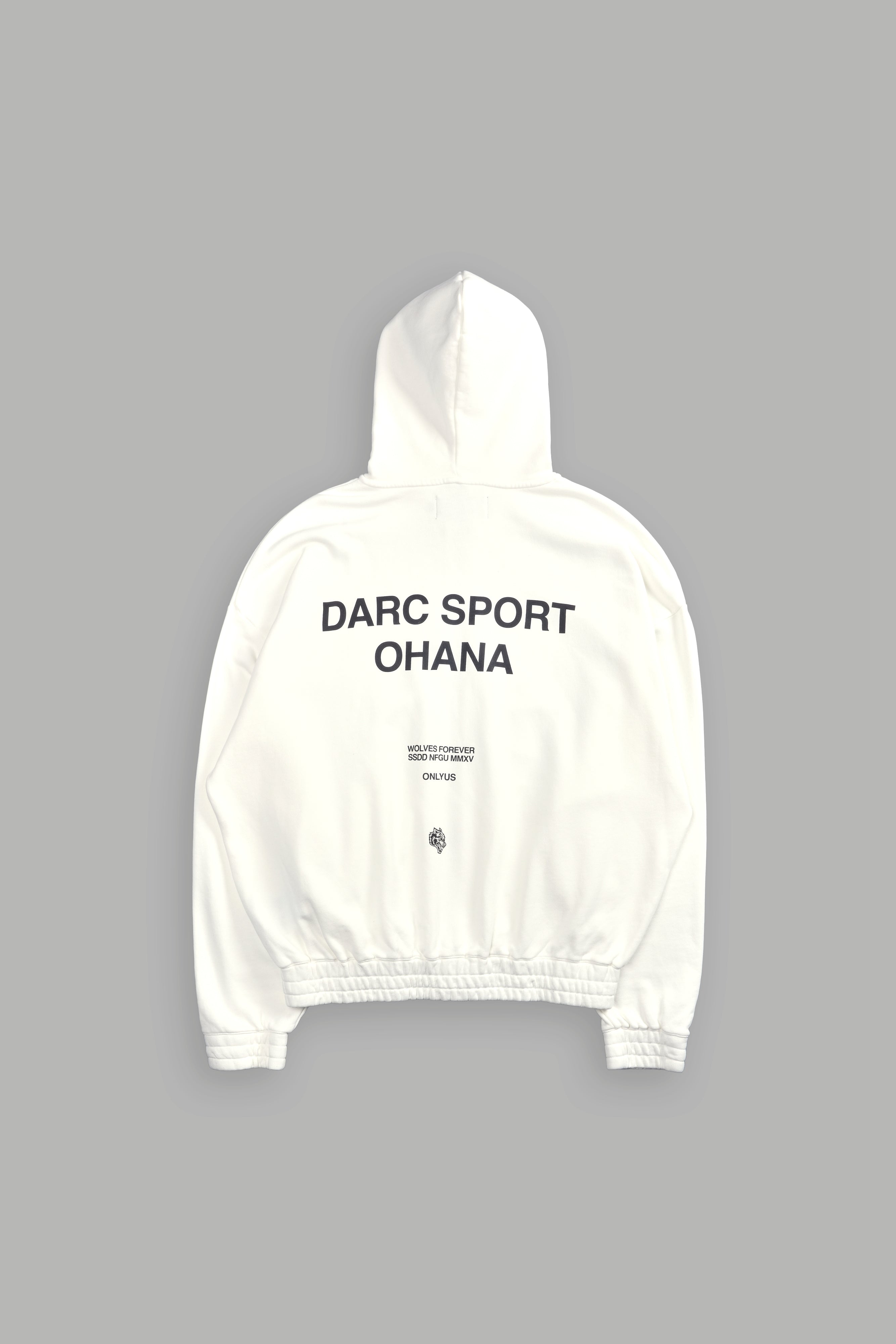 Darc Sport Ohana "Chambers" Zip Hoodie in Cream