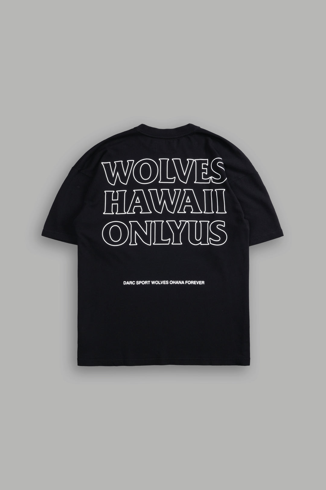 Only Us Hawaii "Premium" Oversized Tee in Black