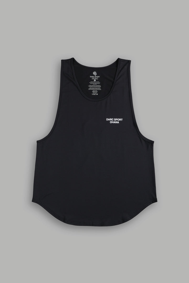 Darc Sport Ohana "Dry Wolf" (Drop) Tank in Black