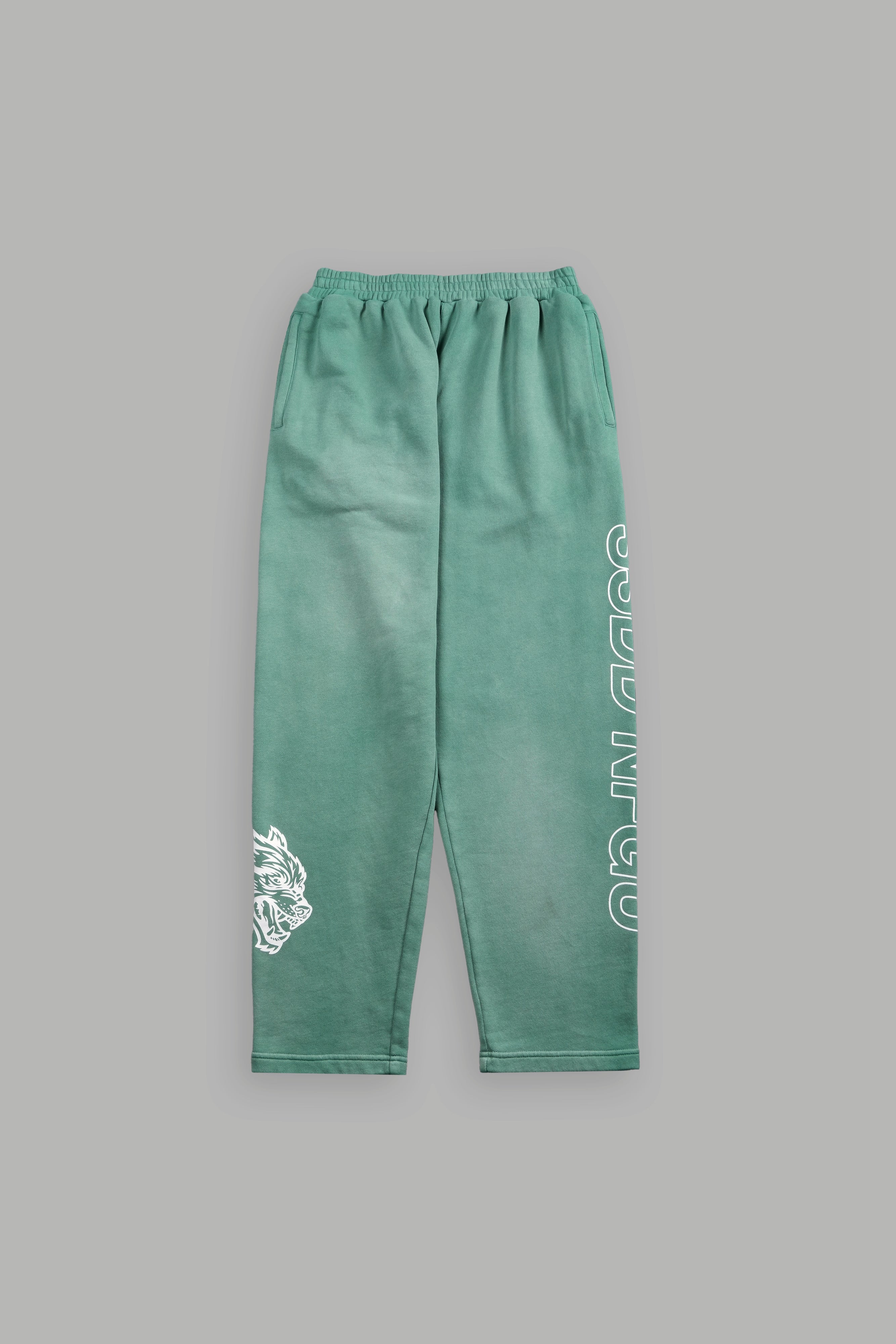 Run Together Kumite V2 Sweat Pants in Lush Green Sun Fade