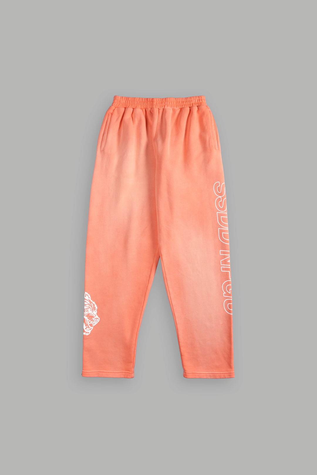 Run Together Kumite V2 Sweat Pants in Neon Coral Sun Fade