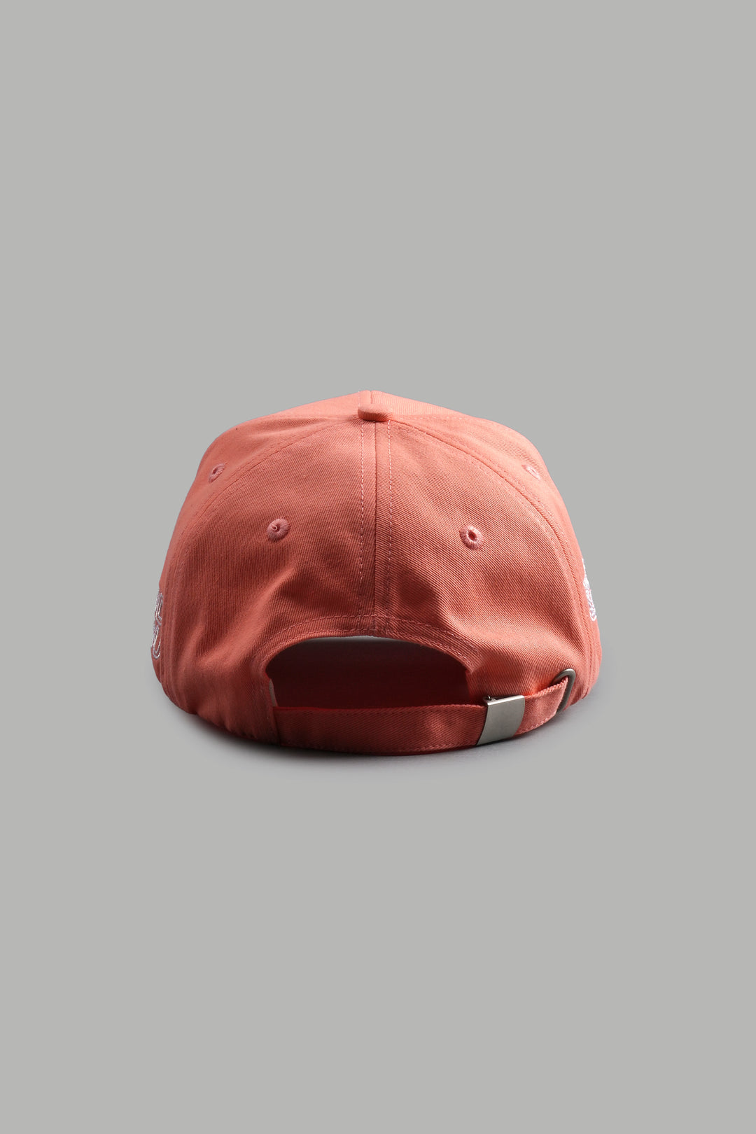 Wolves Run Together 5 Panel Hat in Neon Coral