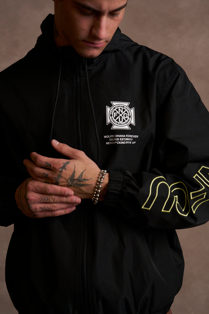 No Limit Brolic Track Jacket in Black