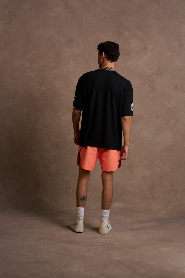 No Limit Phantom Running Shorts in Neon Coral