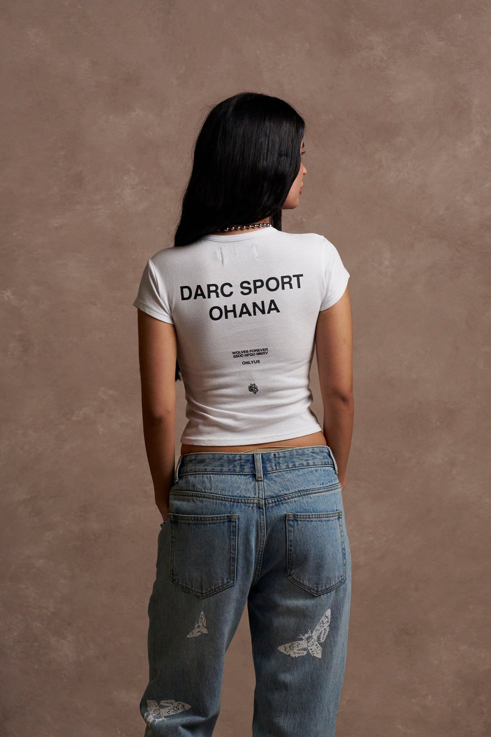 Darc Sport Ohana Baby Tee in White