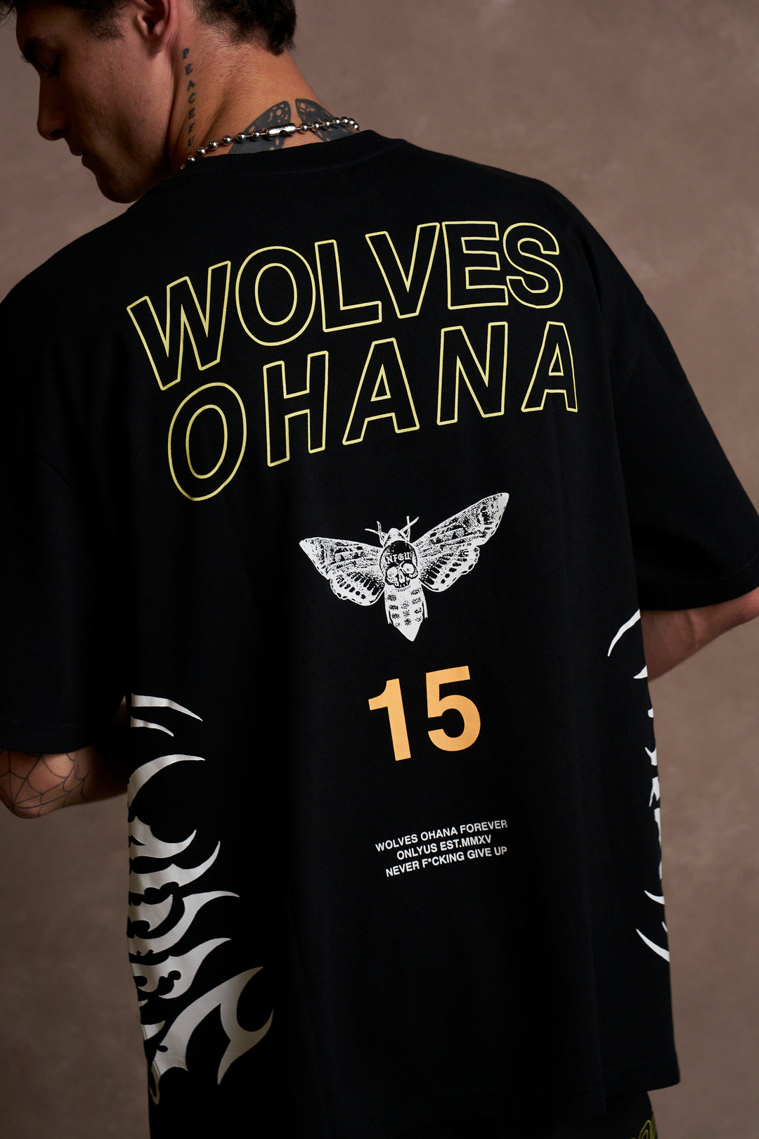 Ohana 2024 "Premium" Oversized Tee in Black