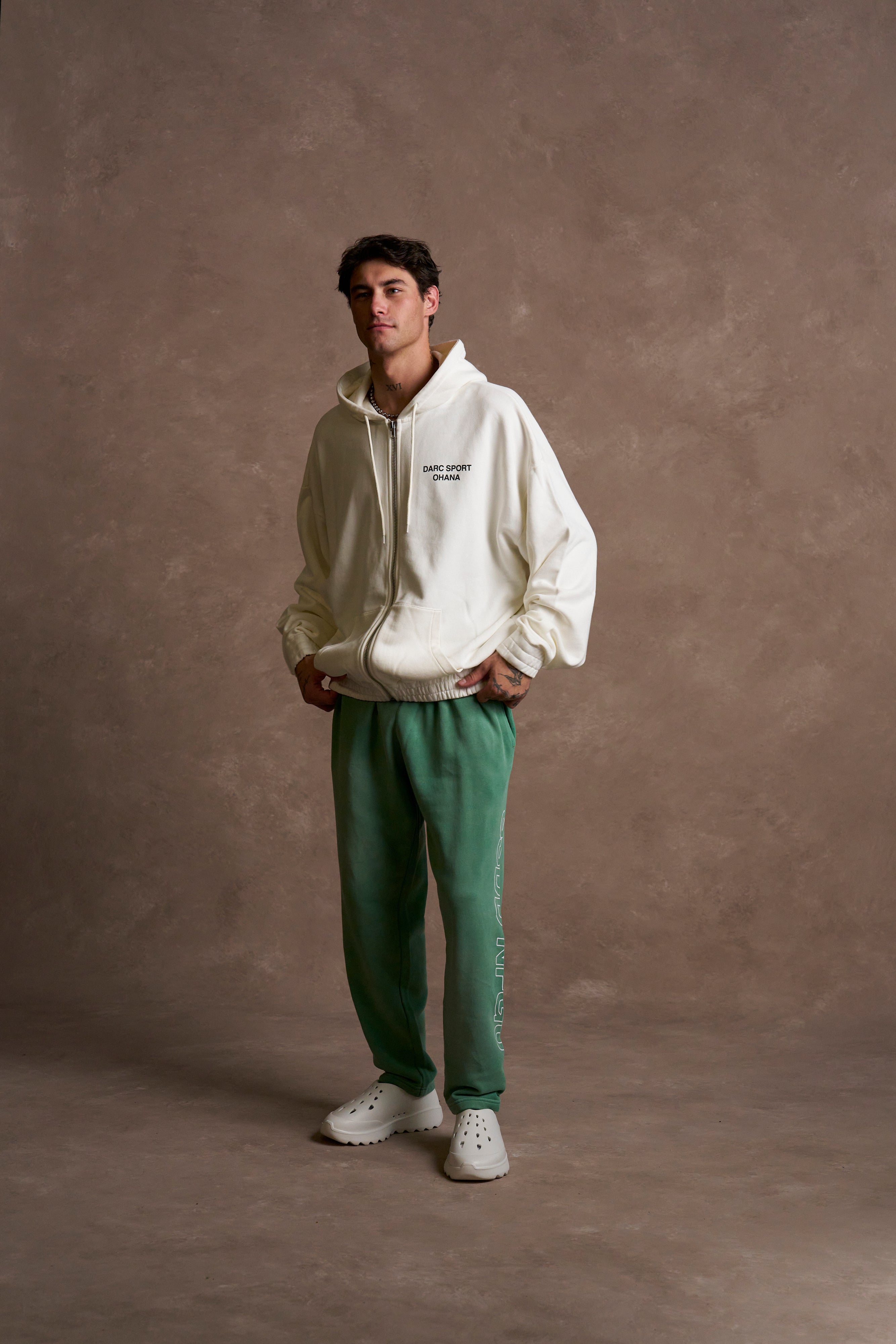 Run Together Kumite V2 Sweat Pants in Lush Green Sun Fade