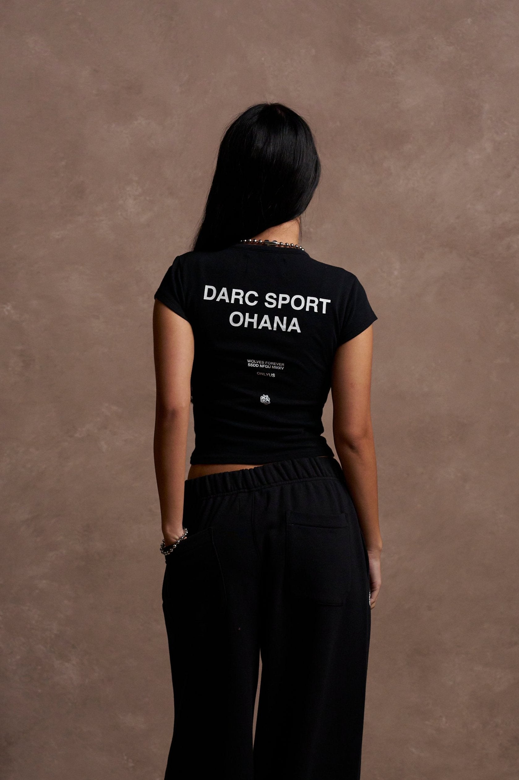 Darc Sport Ohana Baby Tee in Black