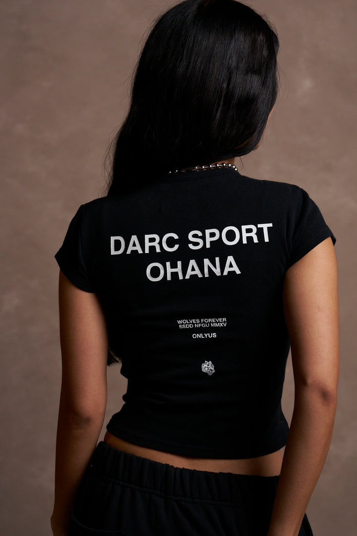 Darc Sport Ohana Baby Tee in Black