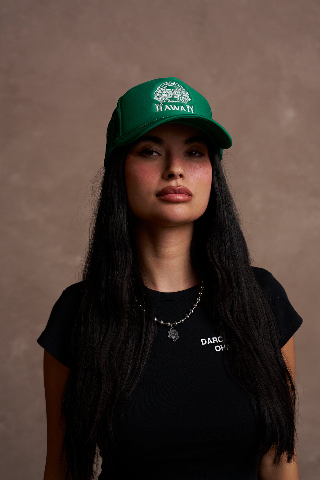 Wolves Ohana Trucker Hat in Lush Green