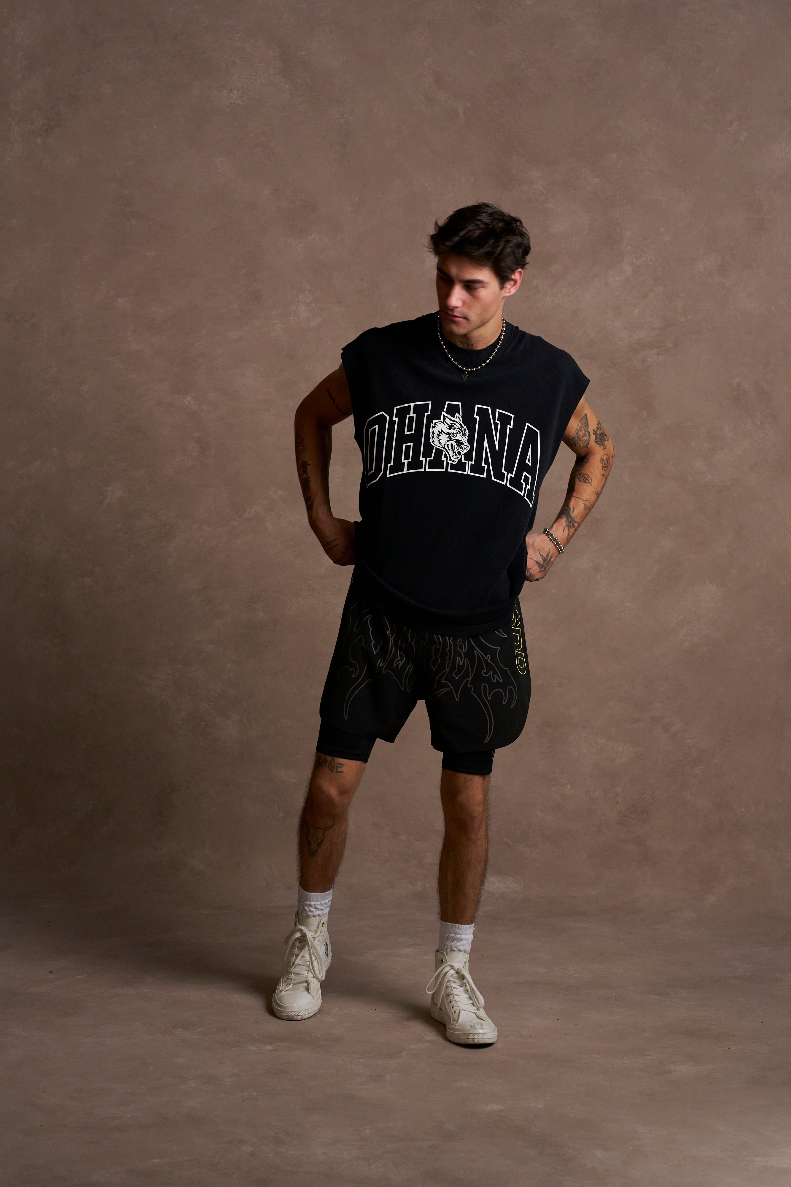 Ohana Forever V3 "Premium" Muscle Tee in Black