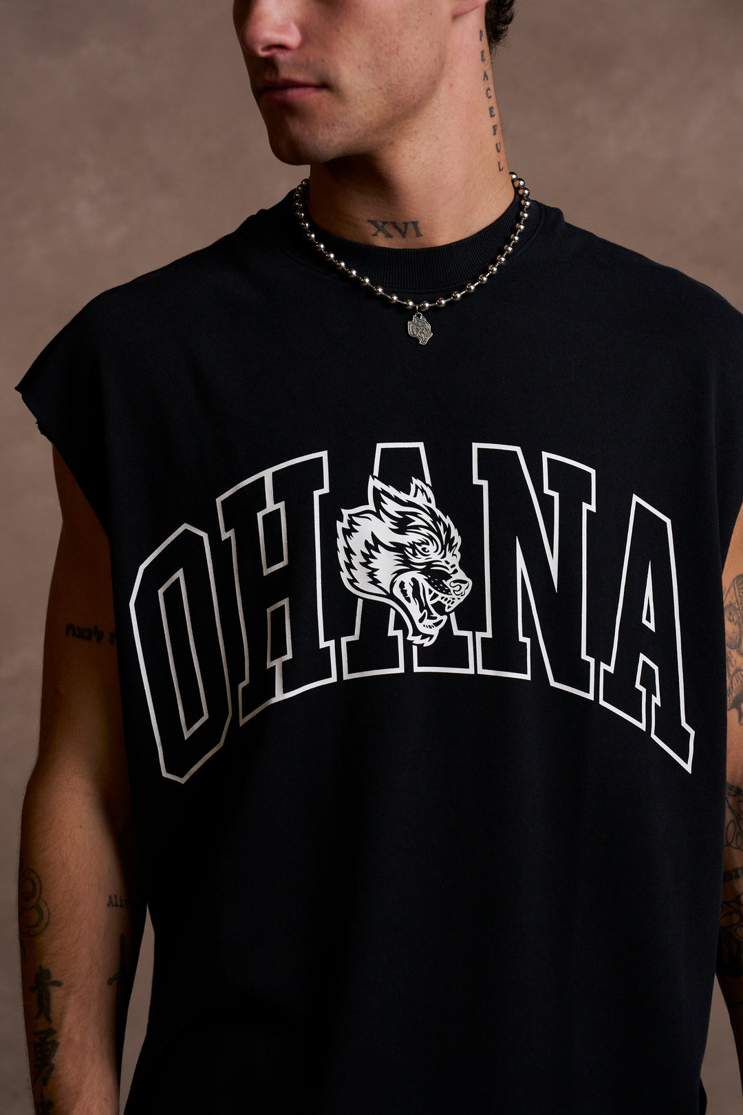 Ohana Forever V3 "Premium" Muscle Tee in Black