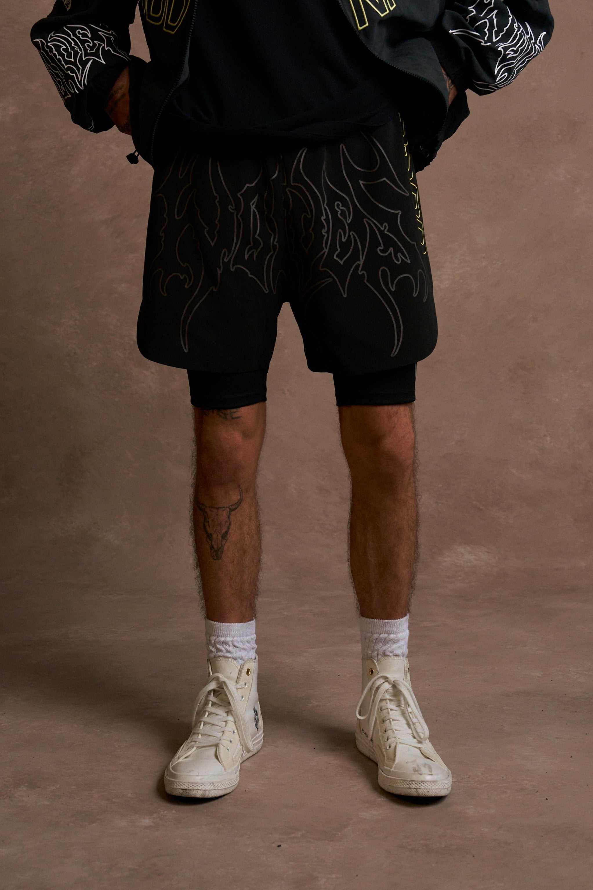 No Limit Phantom Running Shorts in Black