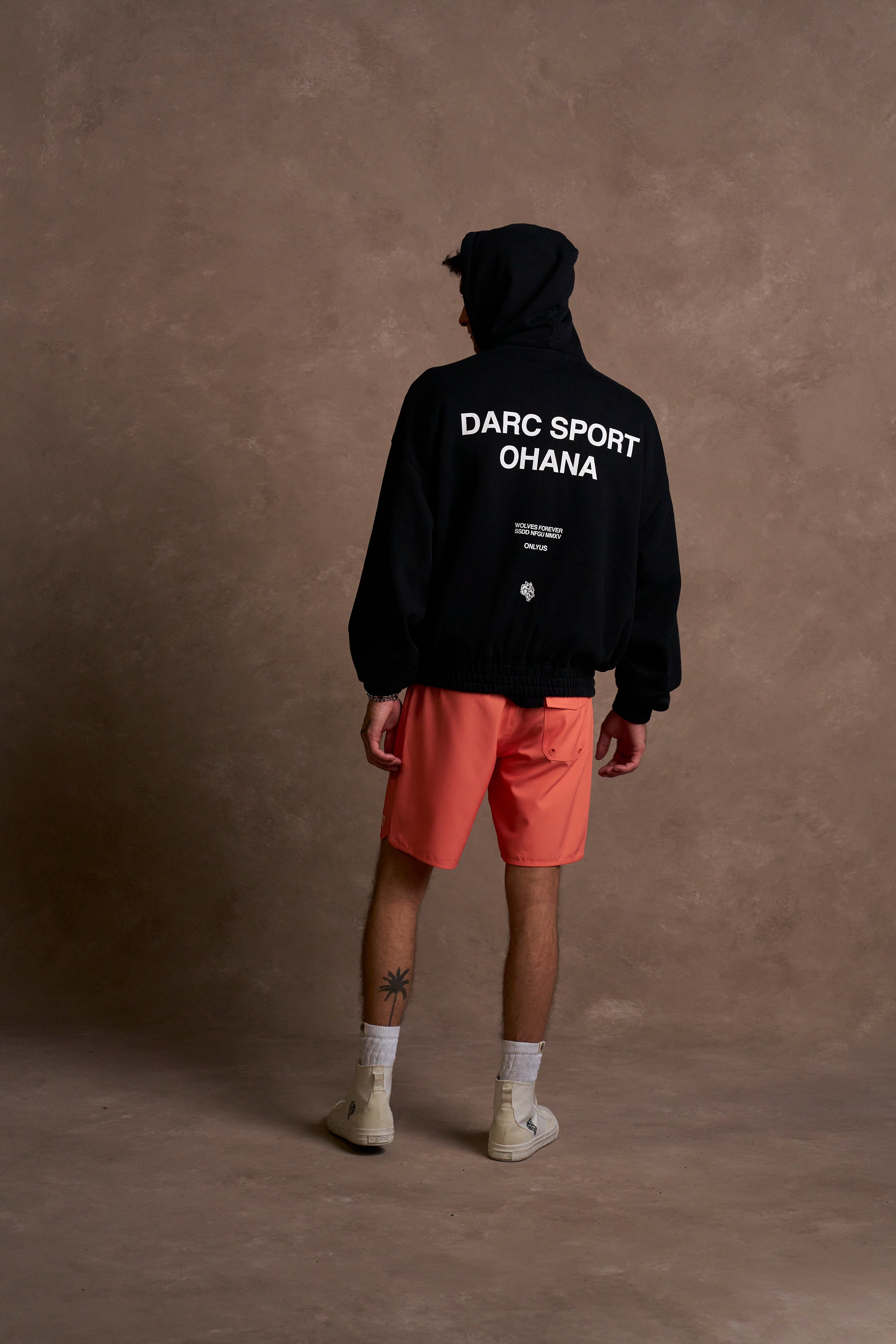 Darc Sport Ohana "Chambers" Zip Hoodie in Black