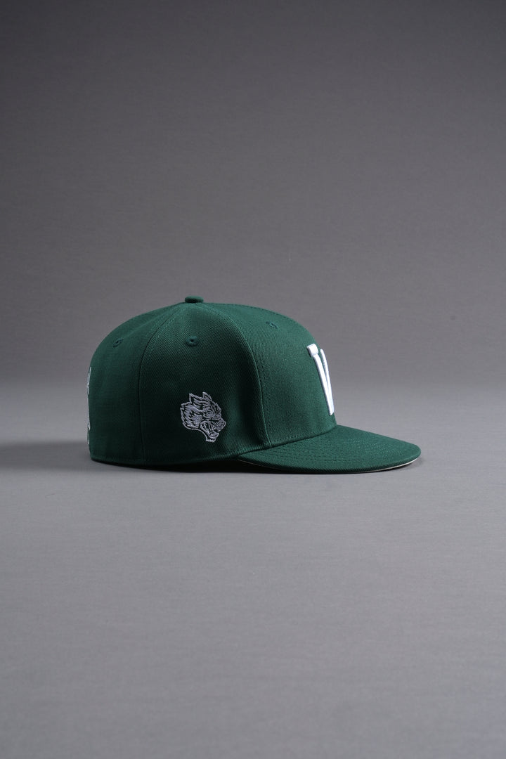 Iron W V2 Fitted Hat in Lush Green