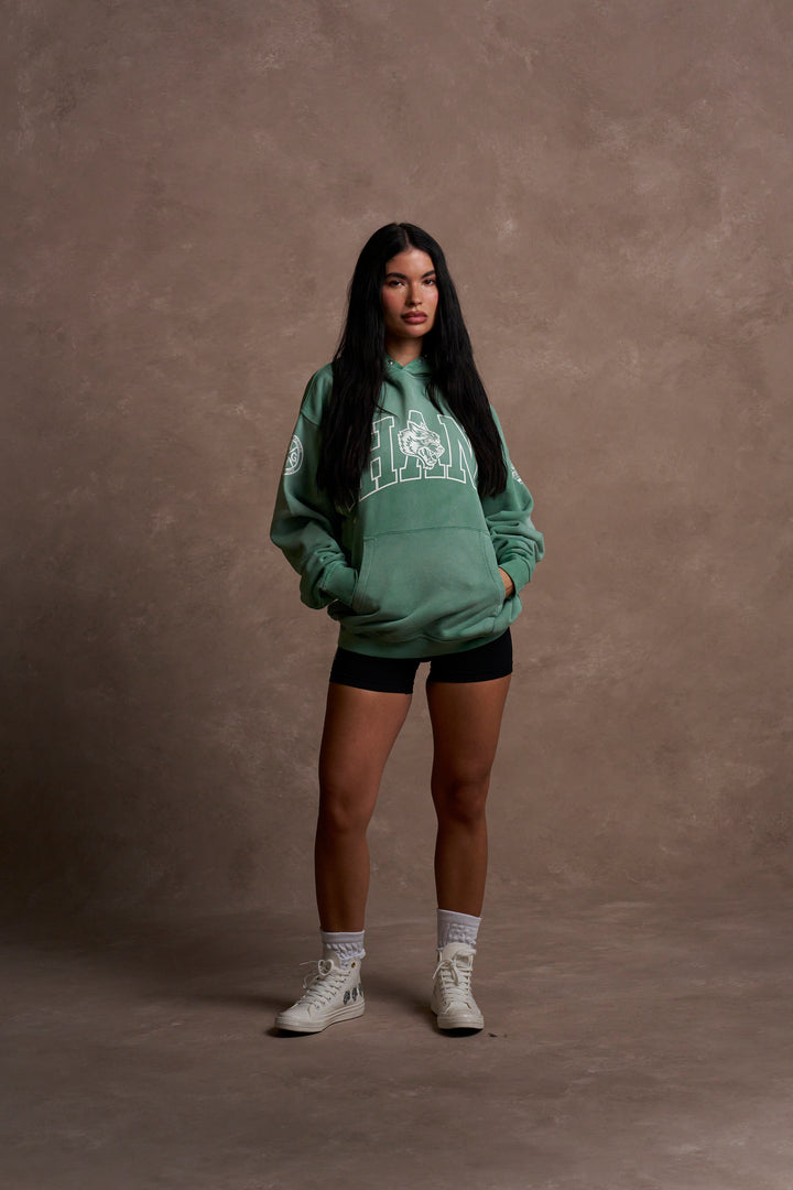 Ohana Forever V3 "Pierce" Unisex Hoodie in Lush Green Sun Fade