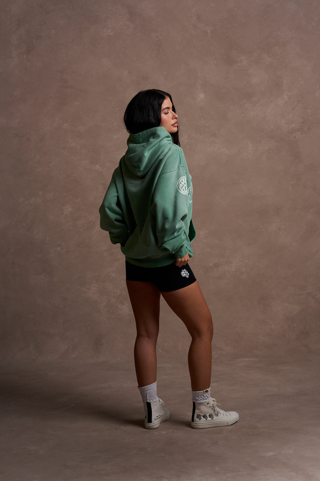 Ohana Forever V3 "Pierce" Unisex Hoodie in Lush Green Sun Fade