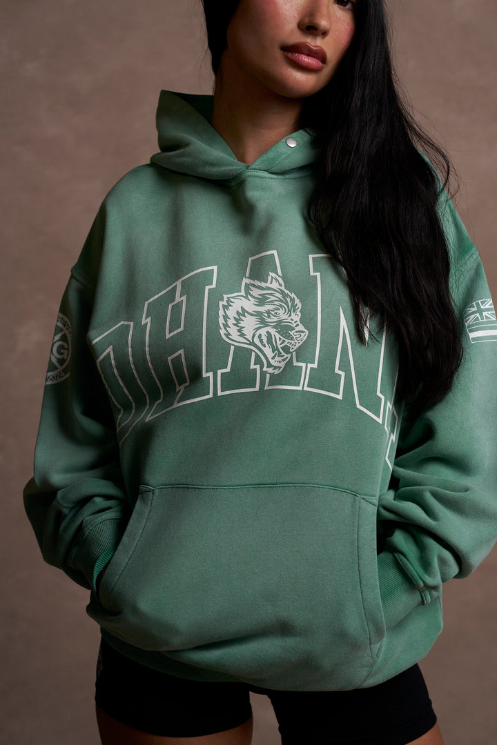 Ohana Forever V3 "Pierce" Unisex Hoodie in Lush Green Sun Fade