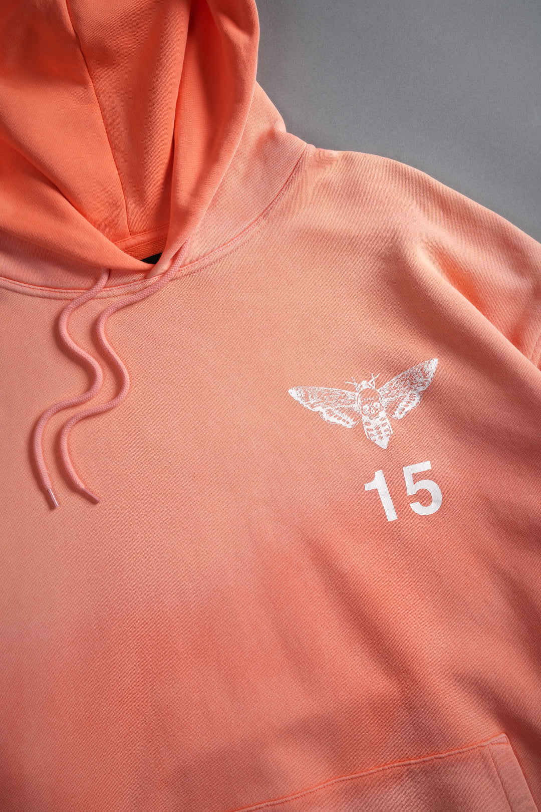 Since 2024 "Bishop" Hoodie in Neon Coral Sun Fade