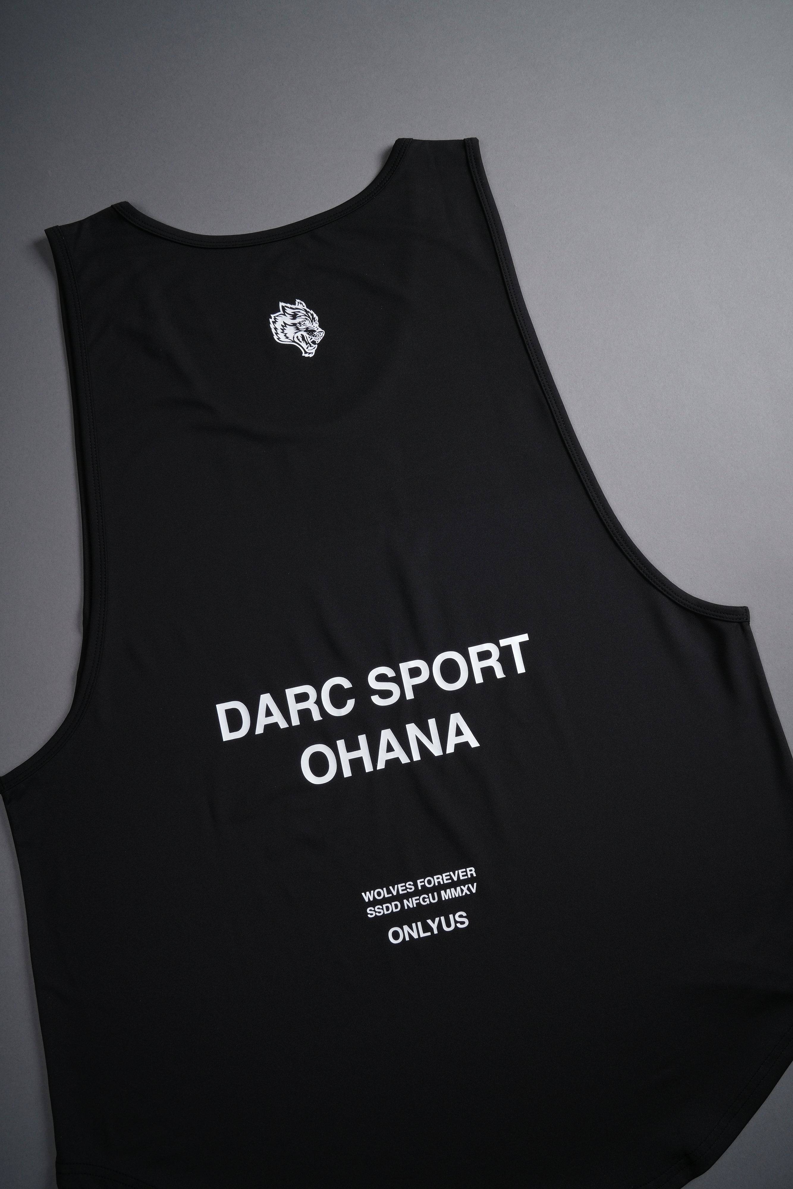 Darc Sport Ohana "Dry Wolf" (Drop) Tank in Black