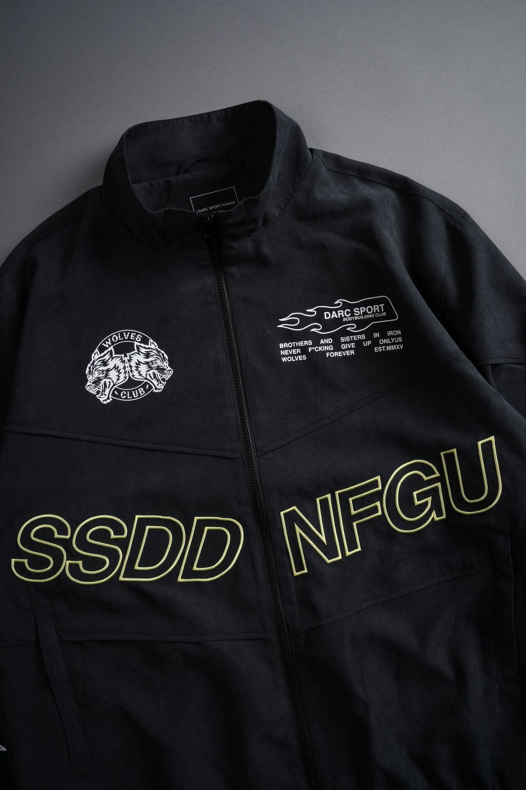 No Limit Darby Track Jacket in Black