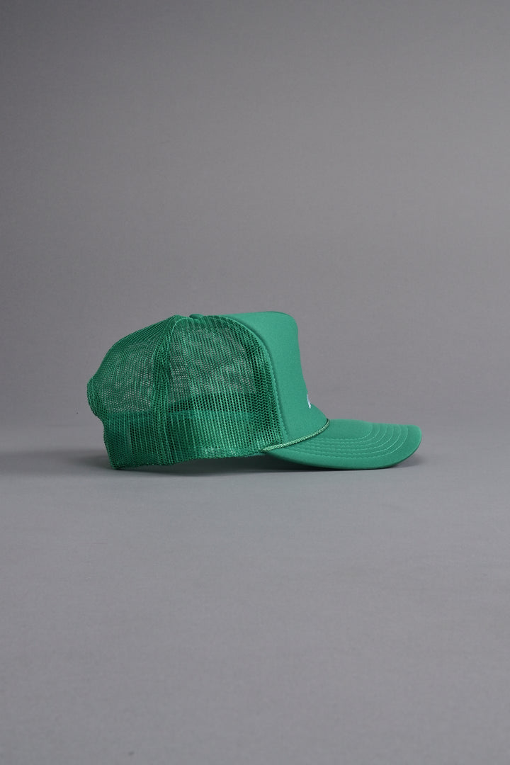 Wolves Ohana Trucker Hat in Lush Green