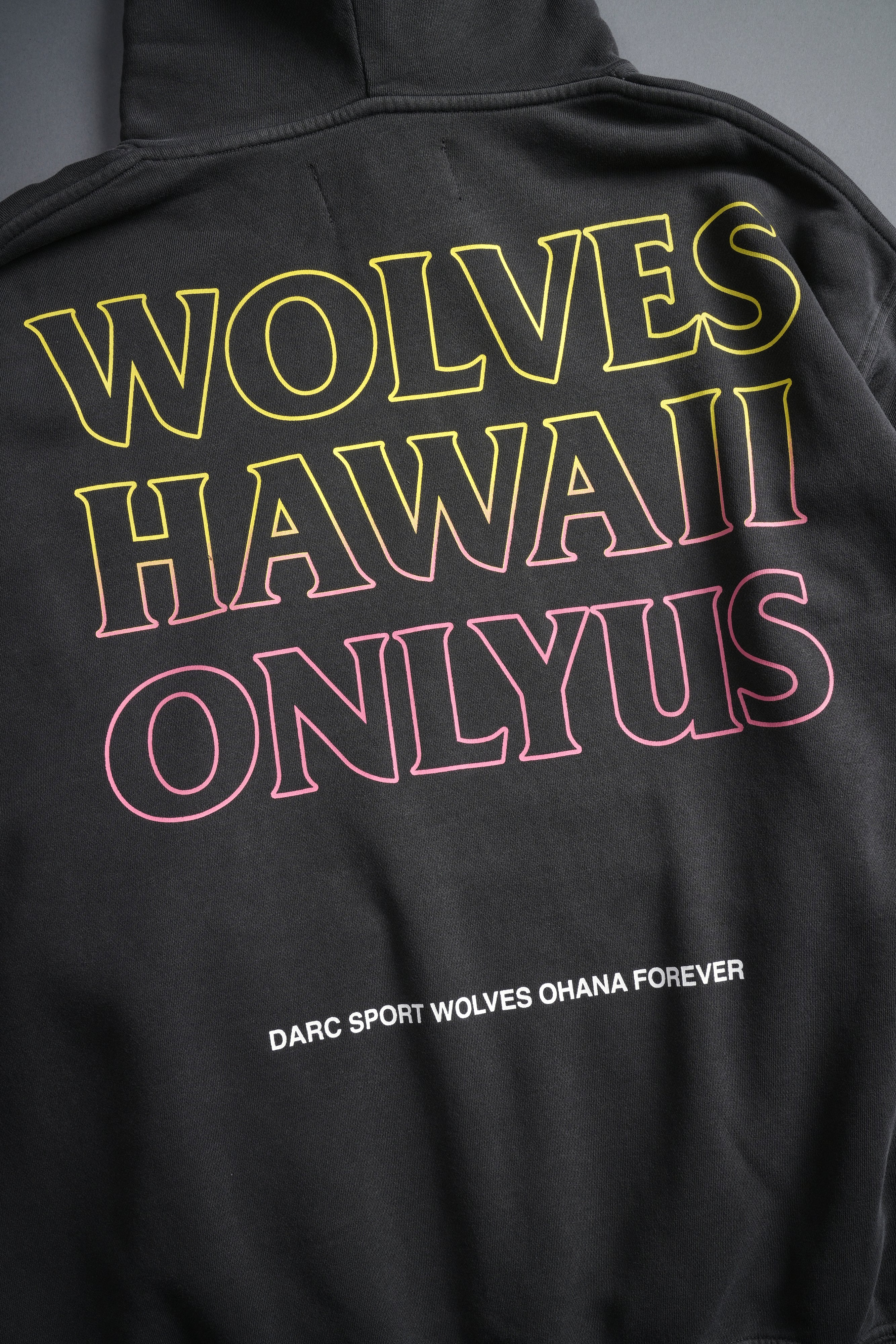 Only Us Hawaii "Pierce" Hoodie in Wolf Gray