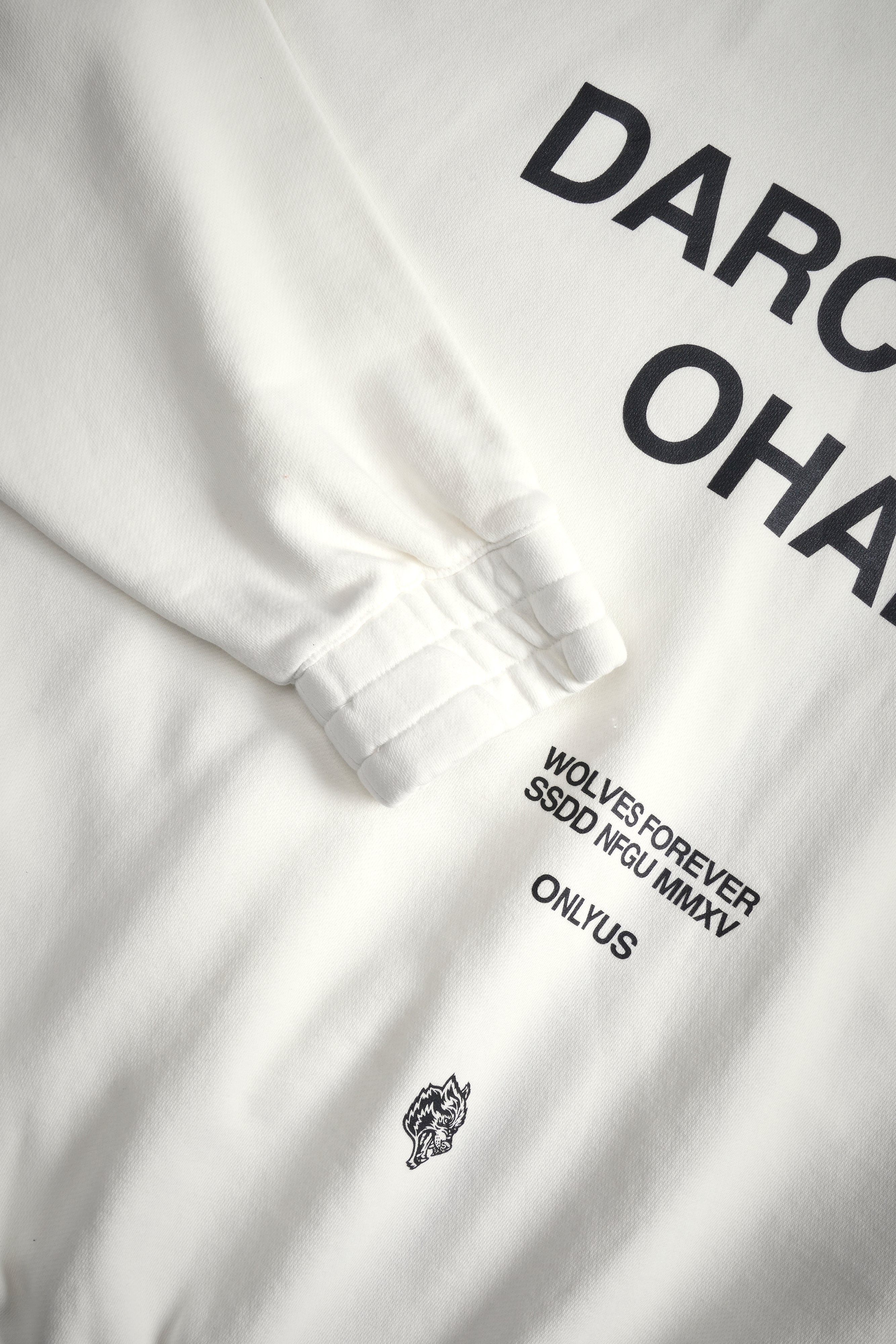 Darc Sport Ohana "Chambers" Zip Hoodie in Cream