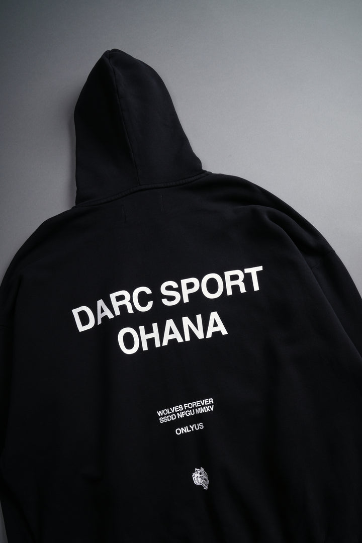 Darc Sport Ohana "Chambers" Zip Hoodie in Black