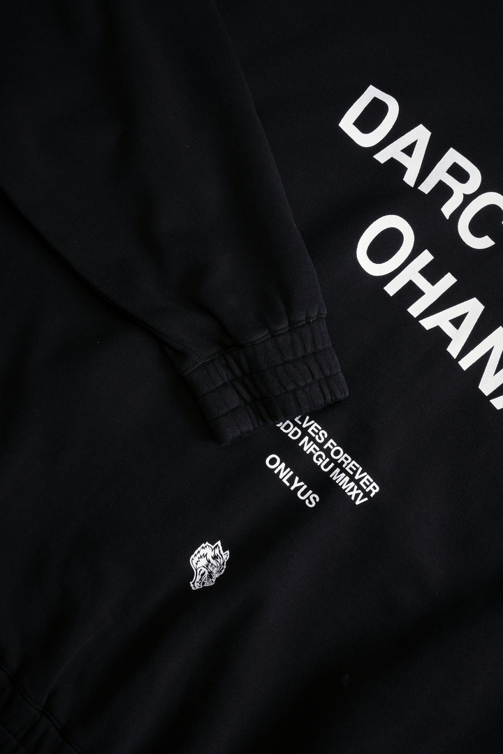 Darc Sport Ohana "Chambers" Zip Hoodie in Black